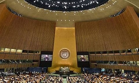 ஈரானுக்கு  பொருளாதார தடை விதிக்க அமெரிக்கா  திட்டம்: ஐநாவில் சீனா, ரஷியா கடும் எதிர்ப்பு