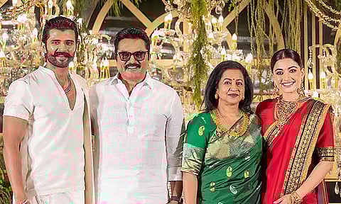 விஜய் தேவரகொண்டா - ராஷ்மிகா திருமண வரவேற்பு விழாவில் கலந்து கொண்ட பிரபலங்கள்!