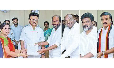 மாநிலங்களவை தேர்தல்: தி.மு.க., அ.தி.மு.க. வேட்பாளர்கள் 6 பேரின் மனுக்கள் ஏற்பு