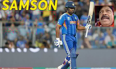 பேட்டியில் கண்கலங்கிய சஞ்சு சாம்சனின் தந்தை - வைரலாகும் வீடியோ