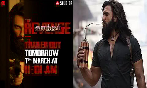ரன்வீர் சிங்கின் “துரந்தர் 2” பட டிரெய்லர் நாளை வெளியீடு
