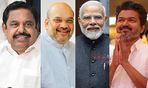 தமிழக அரசியலில் எதிர்பாராத திருப்பம்: அ.தி.மு.க. - பா.ஜ.க. கூட்டணியில் த.வெ.க.வை இணைக்க முயற்சி!?