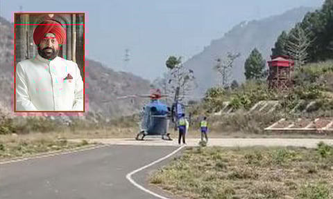 உத்தராகண்ட் கவர்னரின் ஹெலிகாப்டர் தொழில்நுட்ப கோளாறால் அவசர தரையிறக்கம்
