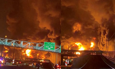 ஈரான் எண்ணெய் கிடங்குகள் மீது அமெரிக்கா, இஸ்ரேல் தாக்குதல்

