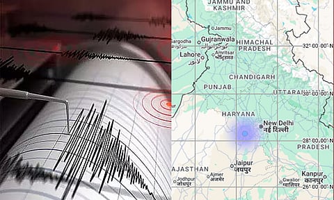 அரியானாவில் லேசான நிலநடுக்கம்; ரிக்டர் அளவில் 2.8 ஆக பதிவு