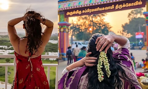 திருச்செந்தூரில் சாமி தரிசனம் செய்த பிரபல தெலுங்கு நடிகை