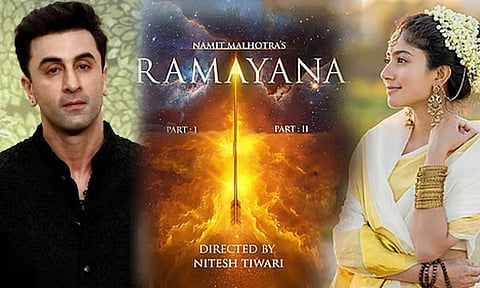 ரன்பீர் கபூர், சாய் பல்லவி நடித்து வரும் ‘ராமாயணா' படத்தின் காட்சி கசிந்ததா?