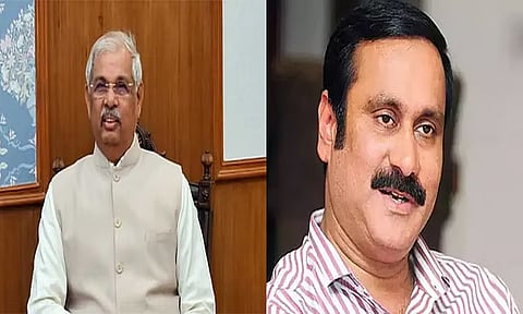 தமிழ்நாட்டின் புதிய பொறுப்பு கவர்னர் ஆர்.வி. அர்லேகர் பதவியேற்பு: அன்புமணி வாழ்த்து
