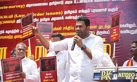 திமுக மிரட்டியதால் ரஜினிகாந்த் அரசியலுக்கு வரவில்லை - ஆதவ் அர்ஜுனா பேச்சால் பரபரப்பு