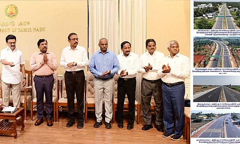 ரூ.1,843 கோடி செலவில் அமைக்கப்பட்டுள்ள 11 சாலைகள்: முதல்-அமைச்சர் திறந்து வைத்தார் 