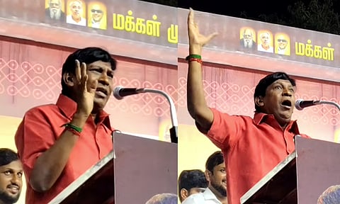 வசனம் எல்லாம் மேடையில் மட்டும்தான் பேச முடியும்: வடிவேலு பரபரப்பு பேச்சு 