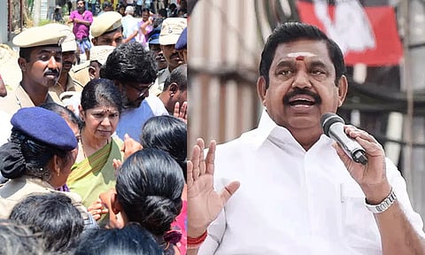 திமுக அரசை நம்பத் தயாராக இல்லை என்பதற்கு கனிமொழியை மக்கள் விரட்டி அனுப்பியதே சாட்சி - எடப்பாடி பழனிசாமி