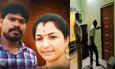 மதுபோதையில் தகராறு: மனைவி தூக்கில் தொங்கியதை சிரித்தபடி வீடியோ எடுத்த கணவர்