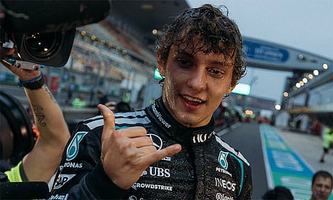 பார்முலா 1 கார்பந்தயம்: சீன போட்டியில் இத்தாலி வீரர் கிமி அண்டோனெல்லி முதலிடம்