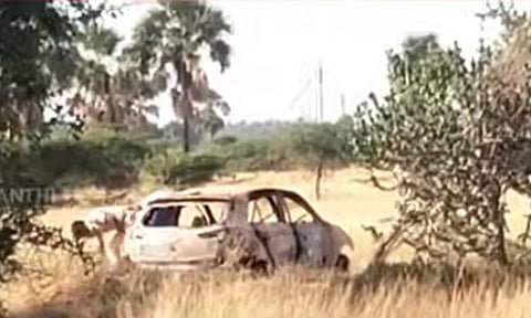 காரில் எரிந்த நிலையில் 4 பேர் மீட்கப்பட்ட விவகாரம் - புதிய தகவல் வெளியாகி அதிர்ச்சி