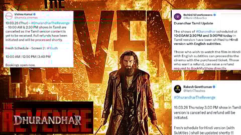 ‘துரந்தர் தி ரிவெஞ்ச்’ இந்தியில் மட்டுமே ரிலீஸ்- பிற மொழி ரசிகர்கள் ஏமாற்றம்