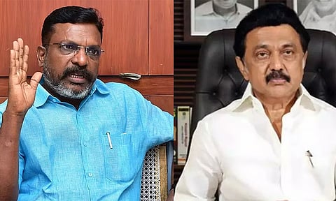 முதல்-அமைச்சர் மு.க.ஸ்டாலினுடன், தொல்.திருமாவளவன் திடீர் சந்திப்பு