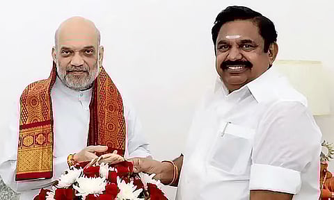 டெல்லியில் அமித்ஷாவுடன் எடப்பாடி பழனிசாமி சந்திப்பு