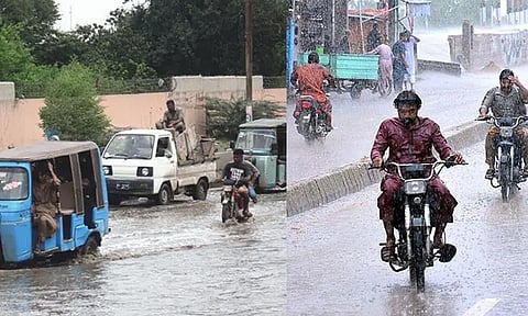 பாகிஸ்தானின் கராச்சியில் பலத்த காற்றுடன் பெய்த கனமழை - 19 பேர் உயிரிழப்பு