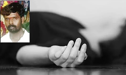 நடத்தையில் சந்தேகப்பட்டு துன்புறுத்திய கணவன்... தலையில் அம்மிக்கல்லை போட்டு கொன்ற பெண்