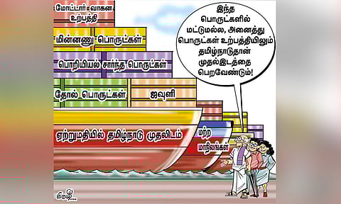 ஏற்றுமதியில் தமிழகத்தின் சாதனை