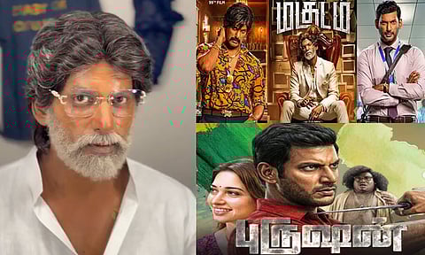 படப்பிடிப்பு தளத்தில் இருந்து ஓல்டு கெட்டப்புடன் வீடியோ வெளியிட்ட விஷால்