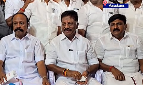 ‘தி.மு.க.வுடன் போட்டியிட எந்த கட்சிக்கும் தகுதி இல்லை’ - ஓ.பன்னீர்செல்வம்