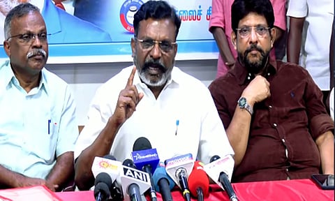 திமுக கூட்டணியில் பெரிய அளவில் தொகுதிகளை பெற முடியாத சூழல் உள்ளது- திருமாவளவன்