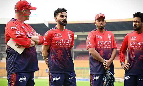 ஐபிஎல்: பெங்களூரு அணி வீரர்களுக்கு விராட் கோலி அறிவுரை 