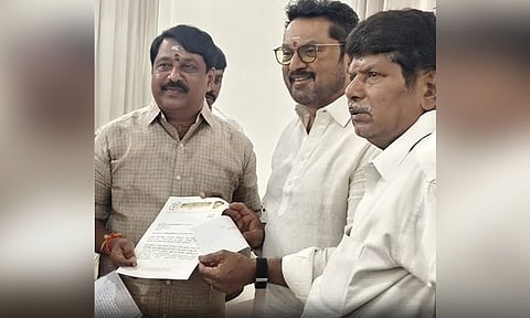 கட்சியில் பொறுப்பு வழங்கக்கோரி நயினார் நாகேந்திரனிடம் சரத்குமார் கடிதம்