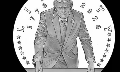 டிரம்ப் உருவம் பதித்த தங்க நாணயம்:  அமெரிக்காவில் புதிய சர்ச்சை