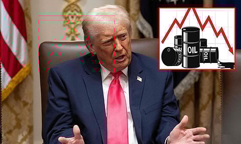 டிரம்ப் அறிவிப்பால் கச்சா எண்ணெய்யின் விலை திடீர் சரிவு
