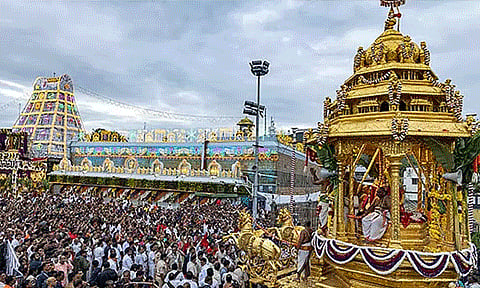 திருப்பதி ஏழுமலையான் கோவிலில் இந்த ஆண்டு 2 பிரம்மோற்சவ விழாக்கள்
