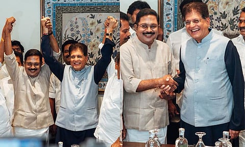 அமமுகவுக்கு உள் ஒதுக்கீடாக 12 தொகுதிகளை ஒதுக்க பாஜக திட்டம்..?