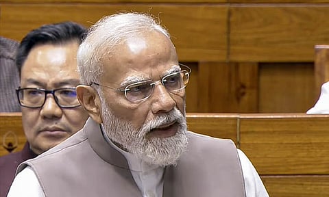 
பொதுமக்கள், எரிசக்தி கட்டமைப்பு மீது நடத்தும் தாக்குதல்களுக்கு இந்தியா கடும் கண்டனம் தெரிவிக்கிறது:  பிரதமர் மோடி அவையில் பேச்சு
