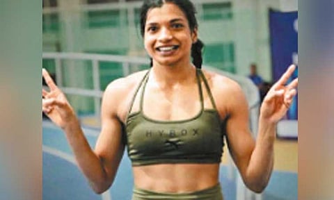 தேசிய உள்ளரங்க தடகள சாம்பியன்ஷிப்: தமிழக வீராங்கனை சாதனை