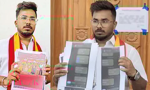 பதவி கொடுப்பதாக லட்சக்கணக்கில் பணம் வசூலிப்பு.. த.வெ.க. மாவட்ட செயலாளர் மீது நிர்வாகி பரபரப்பு குற்றச்சாட்டு 