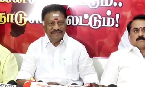 எடப்பாடி பழனிசாமி ஆளுமை மிக்க தலைவர் இல்லை - ஓ.பன்னீர்செல்வம்