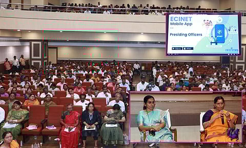 சென்னையில் தேர்தல் அலுவலர்களுக்கு புத்தாக்க பயிற்சி - இன்று நடைபெற்றது