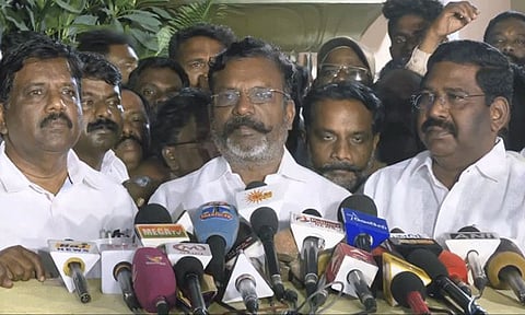 நாங்கள் கேட்ட தொகுதிகளை தர திமுக முன்வந்துள்ளது - திருமாவளவன் பேட்டி
