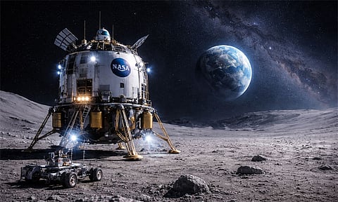 
2030 -க்குள் நிலவில் நிரந்தர ஆராய்ச்சி மையம்: நாசா திட்டம்