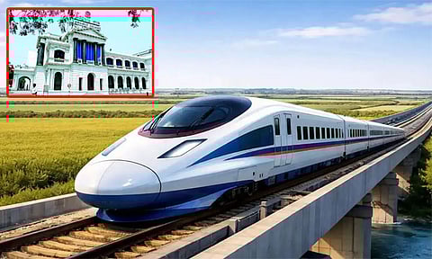 தமிழ்நாடு - கேரளா இடையே 2 வழித்தடங்களில் புல்லட் ரெயில் திட்டம்: அறிக்கை தயாரிக்க அனுமதி கேட்டு தமிழக அரசு கடிதம்