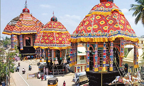 நாளை திருவாரூர் தியாகராஜர் கோவில் ஆழித்தேரோட்டம் 
