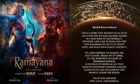 ரன்பீர் கபூர், சாய் பல்லவி நடித்து வரும் “ராமாயணா” படத்தின் கதாபாத்திர அப்டேட்
