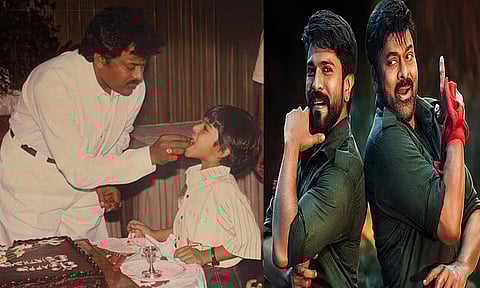 ராம் சரணின் சிறு வயது புகைப்படங்களை பகிர்ந்து பிறந்தநாள் வாழ்த்து தெரிவித்த சிரஞ்சீவி