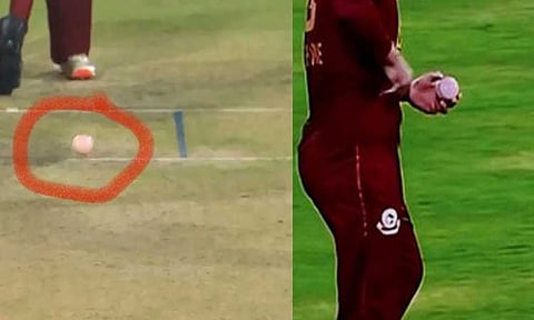 பிஎஸ்எல் தொடரில் சிவப்பு நிறமாக மாறிய பந்து- காரணம் என்ன ?