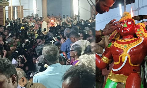 கருடனுக்கு கண் திறந்து காட்சியருளல்