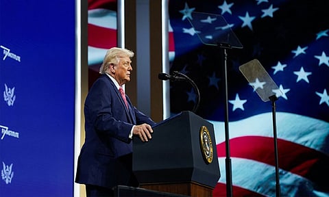 
ஹார்மூஸ் ஜலசந்தி அல்ல... இனி டிரம்ப் ஜலசந்தி; இது தவறுதலான செய்தி அல்ல என டிரம்ப் பேச்சு