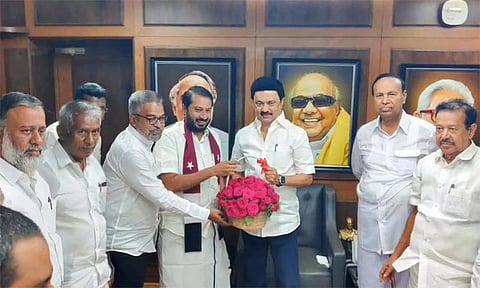 திமுக கூட்டணியில் மனிதநேய ஜனநாயக கட்சி வேட்பாளர் அறிவிப்பு