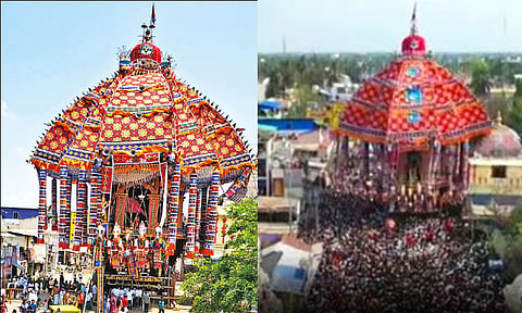 திருவாரூர் தியாகராஜர் கோவில் ஆழித்தேரோட்டம் கோலாகலம்